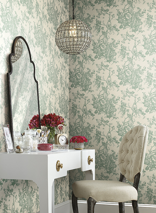 Обои Ashford House Toiles II AF1947 фото в интерьере